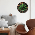 It's Always 12:07 Here - Personalized Weed Wall Clock 736309 - DiyGiftly