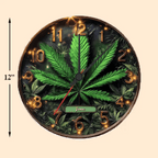 It's Always 12:07 Here - Personalized Weed Wall Clock 736309 - DiyGiftly