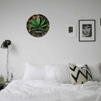 It's Always 12:07 Here - Personalized Weed Wall Clock 736309 - DiyGiftly