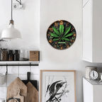 It's Always 12:07 Here - Personalized Weed Wall Clock 736309 - DiyGiftly