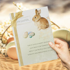 IT'S EASTER Cute Bunny and Egg Illustration Greeting Card - DiyGiftly