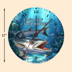 It's Fishing Time Now - Personalized Clock - Birthday Gift For Fisher, Fishing Lovers 742741 - DiyGiftly
