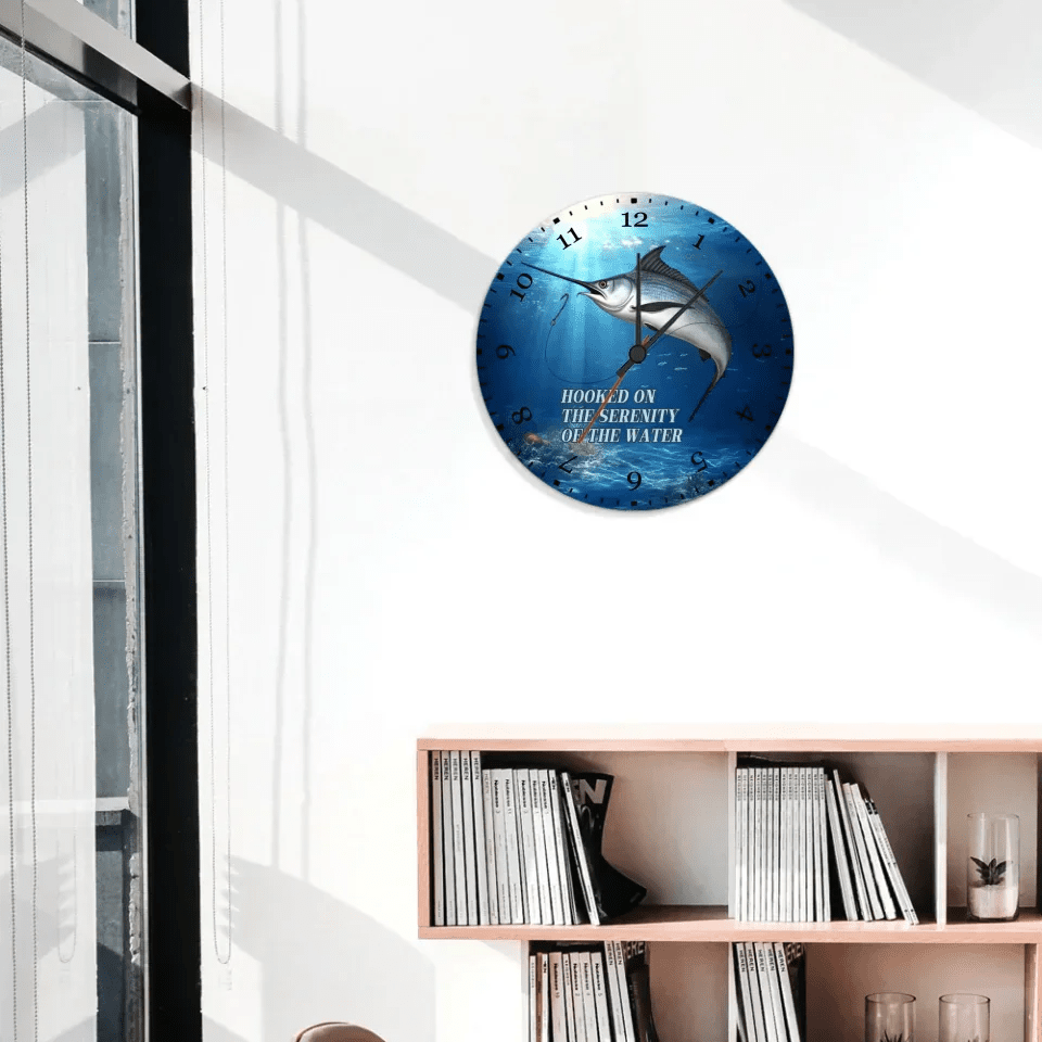 It's Fishing Time Now - Personalized Clock - Birthday Gift For Fisher, Fishing Lovers 742741 - DiyGiftly