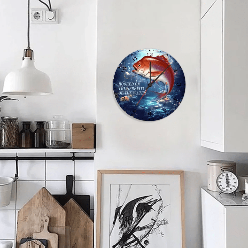 It's Fishing Time Now - Personalized Clock - Birthday Gift For Fisher, Fishing Lovers 742741 - DiyGiftly