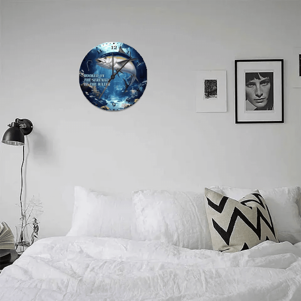 It's Fishing Time Now - Personalized Clock - Birthday Gift For Fisher, Fishing Lovers 742741 - DiyGiftly