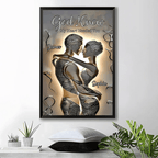 It's You & Me - Personalized African American Rectangle Poster&Canvas 762009 - DiyGiftly