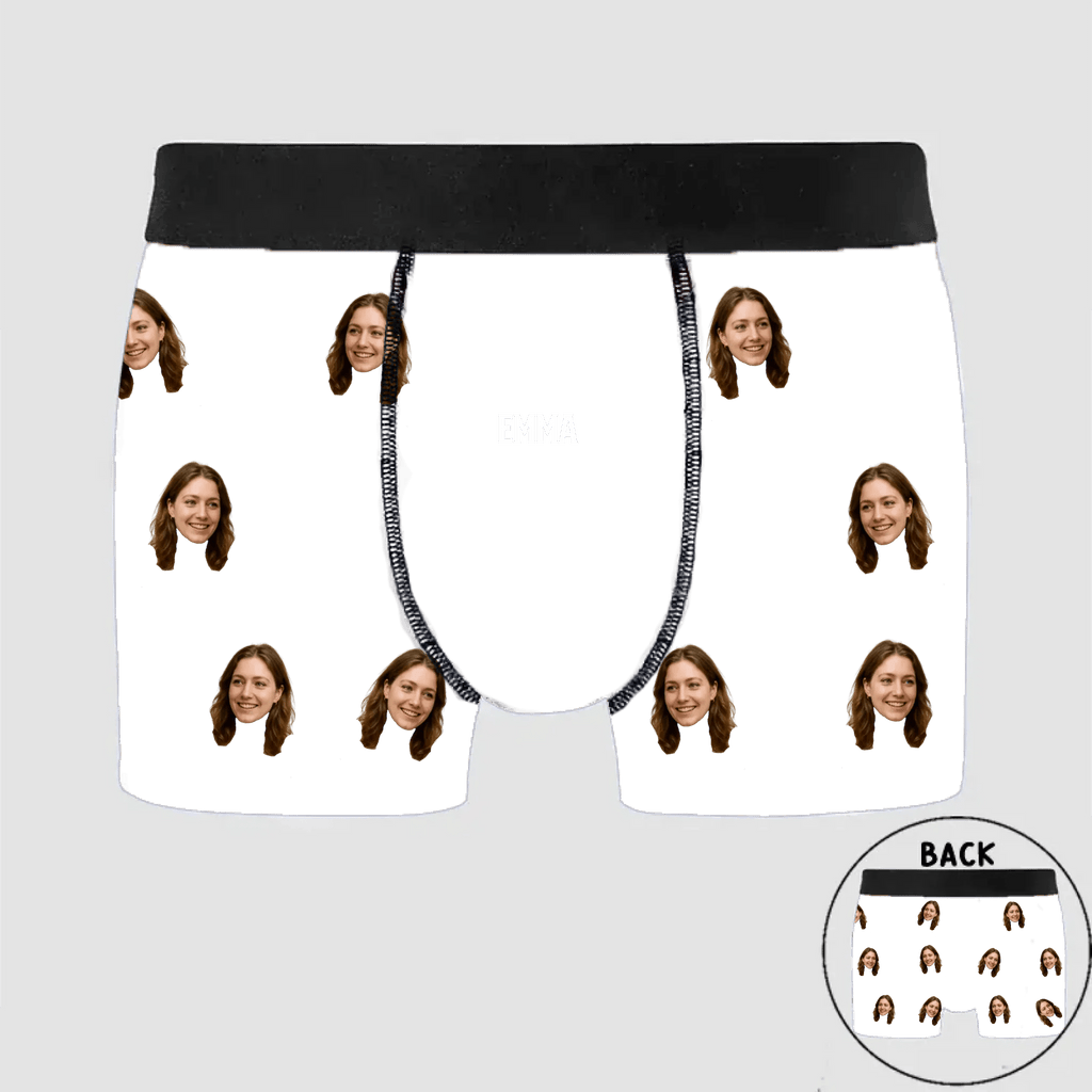 Jingle My Baubles – Custom Photo Boxer Briefs for Husband – Hilarious Gift Idea 1047079 - DiyGiftly