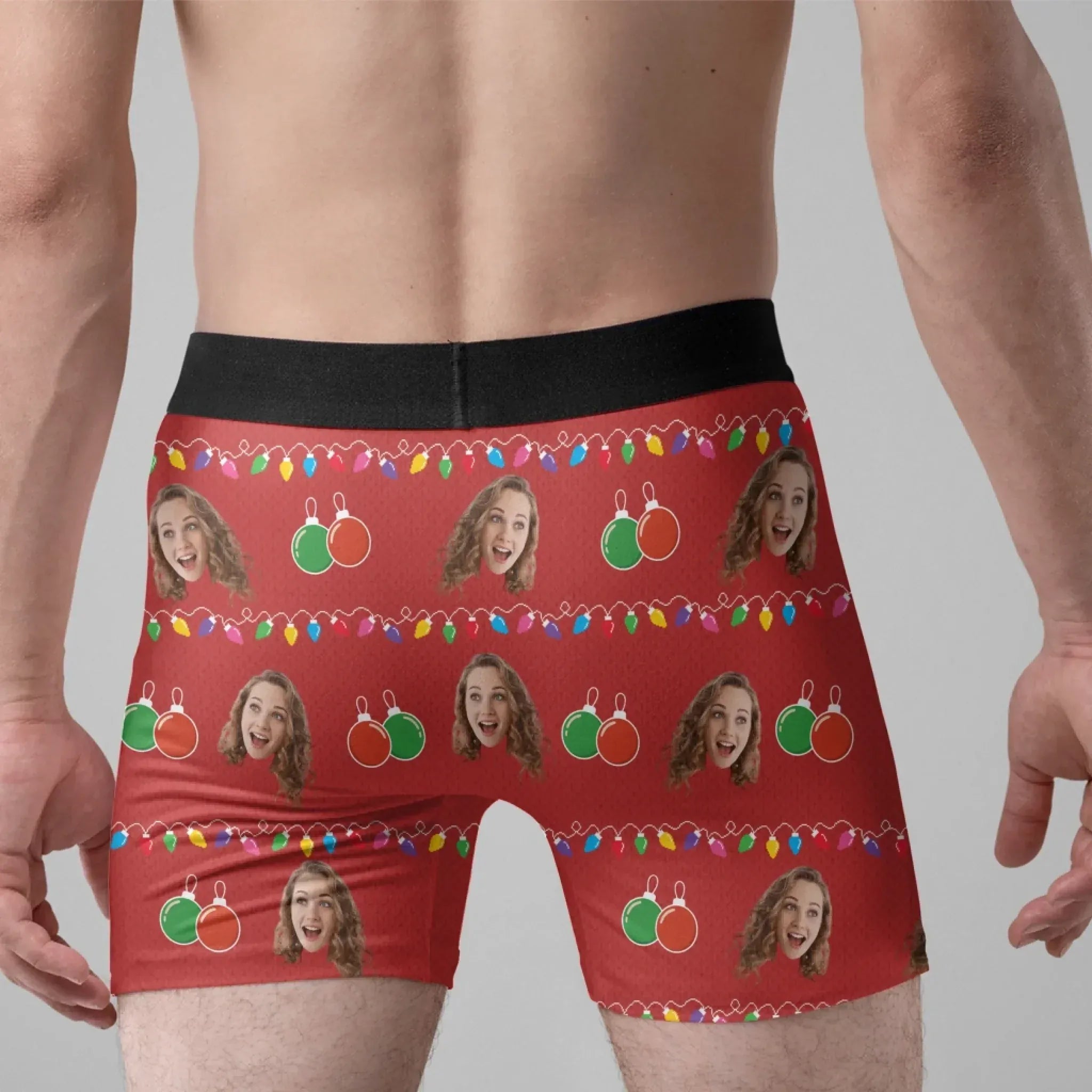Jingle My Baubles – Custom Photo Boxer Briefs for Husband – Hilarious Gift Idea 1047079 - DiyGiftly
