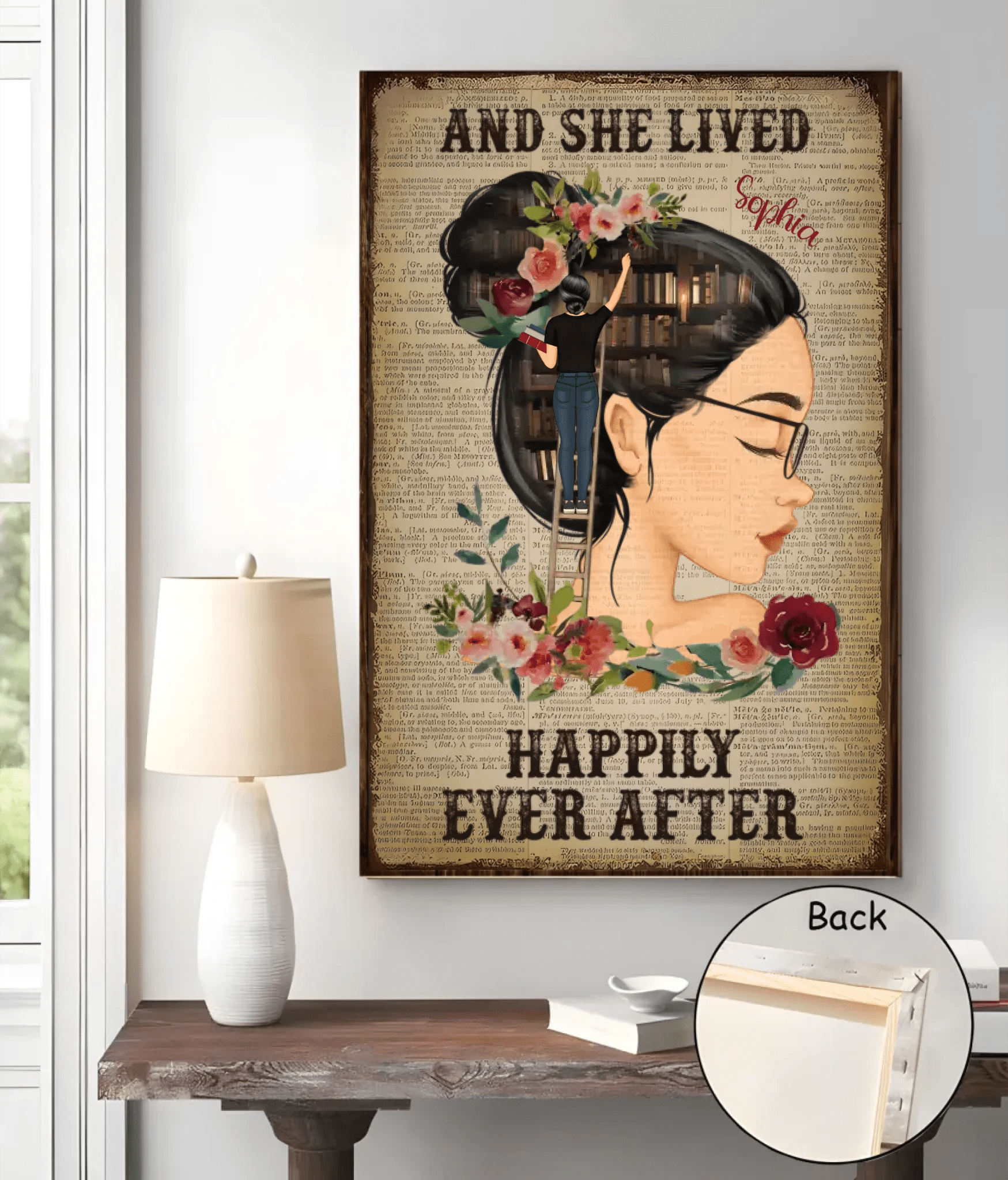 Just A Girl Who Loves Books Reading - Personalized Gift For Book Lovers - Personalized Custom Poster 751204 - DiyGiftly