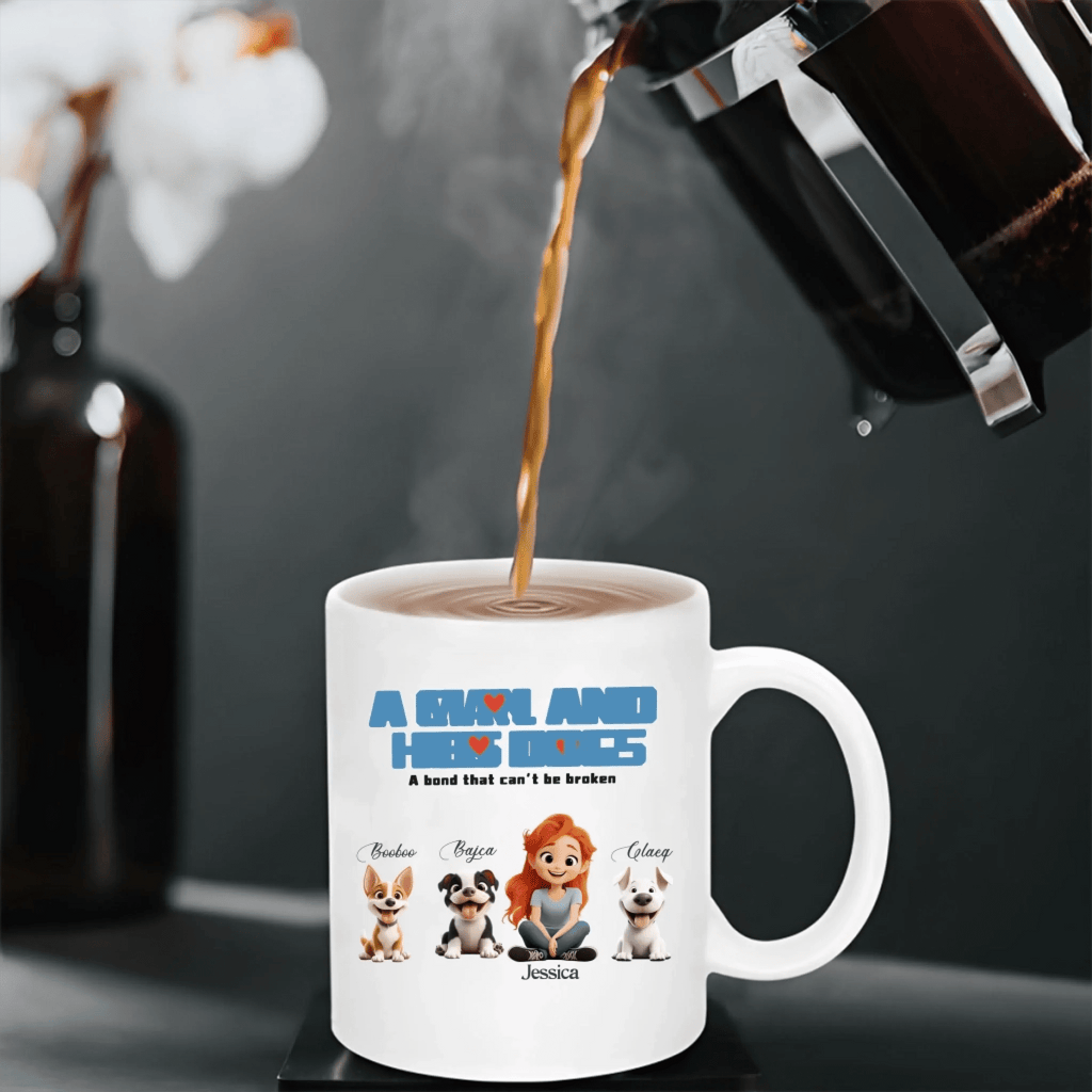 Just a girl who loves dogs more than humans - Customize personalized mugs 758296 - DiyGiftly