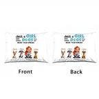 Just a girl who loves dogs more than humans - Personalized and Innovative Cushions 758974 - DiyGiftly