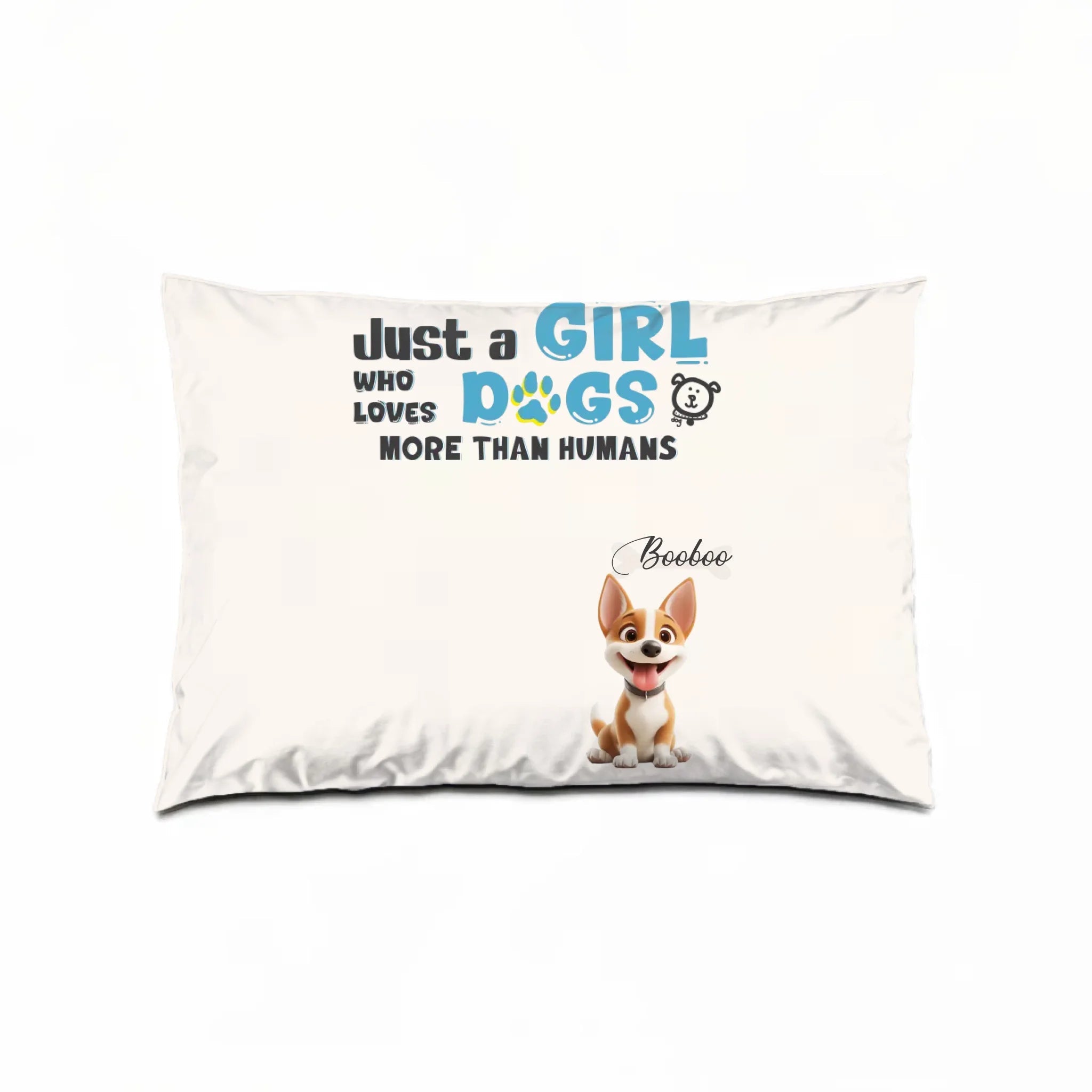 Just a girl who loves dogs more than humans - Personalized and Innovative Cushions 758974 - DiyGiftly