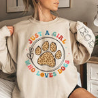 Just Me & My Pets - Dog & Cat Personalized Custom Unisex Sweatshirt With Design On Sleeve - Gift For Pet Owners, Pet Lovers 682125 - 682127 - DiyGiftly