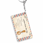 loss of dog gift keychain personalized photo or name everyday keepsake detail view