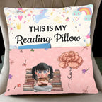Kid Reading Pillow Birth Month Flower – Personalized Pocket Pillow for Kids – Custom Name & Birth Flower Design – Cozy Bedtime Reading Cushion – Thoughtful Birthday, Baby Shower & Christmas Gift for Children 1073319 - DiyGiftly