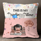 Kid Reading Pillow Birth Month Flower – Personalized Pocket Pillow for Kids – Custom Name & Birth Flower Design – Cozy Bedtime Reading Cushion – Thoughtful Birthday, Baby Shower & Christmas Gift for Children 1073319 - DiyGiftly