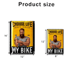 LANOLU Retro Tin Sign Motorcycle Decoration - Gift for Bikers, Men, Garage Decoration 741959 - 741961 - DiyGiftly