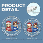 Let's Be Friends 'Til We're Old - Bestie Personalized Custom Circle Glass Ornament - Christmas Gift For Best Friends, BFF, Sisters 685813 - DiyGiftly