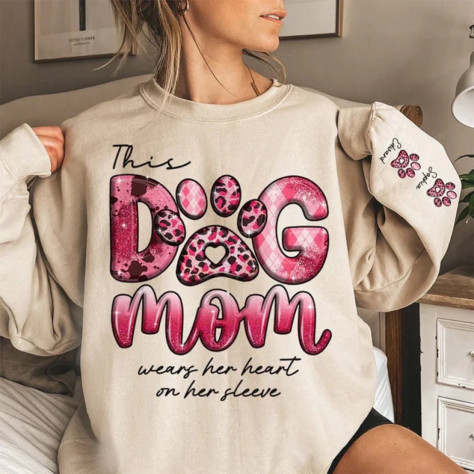 Life Is Better With Dog - Dog Personalized Custom Unisex Sweatshirt With Design On Sleeve - Gift For Pet Owners, Pet Lovers 680867 - 681093 - DiyGiftly