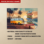 Life Is Too Short To Be Anything But Happy - Personalized Wrapped Canvas 712265 - 712605 - DiyGiftly