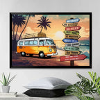 Life Is Too Short To Be Anything But Happy - Personalized Wrapped Canvas 712265 - 712605 - DiyGiftly