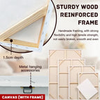 Life Is Too Short To Be Anything But Happy - Personalized Wrapped Canvas 712265 - 712605 - DiyGiftly