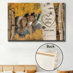 Life With You Is Naturally Happy - Personalized Poster or Canvas, Gift For Lovers 754242 - 754296 - DiyGiftly