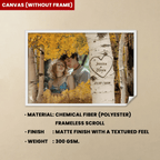 Life With You Is Naturally Happy - Personalized Poster or Canvas, Gift For Lovers 754242 - 754296 - DiyGiftly