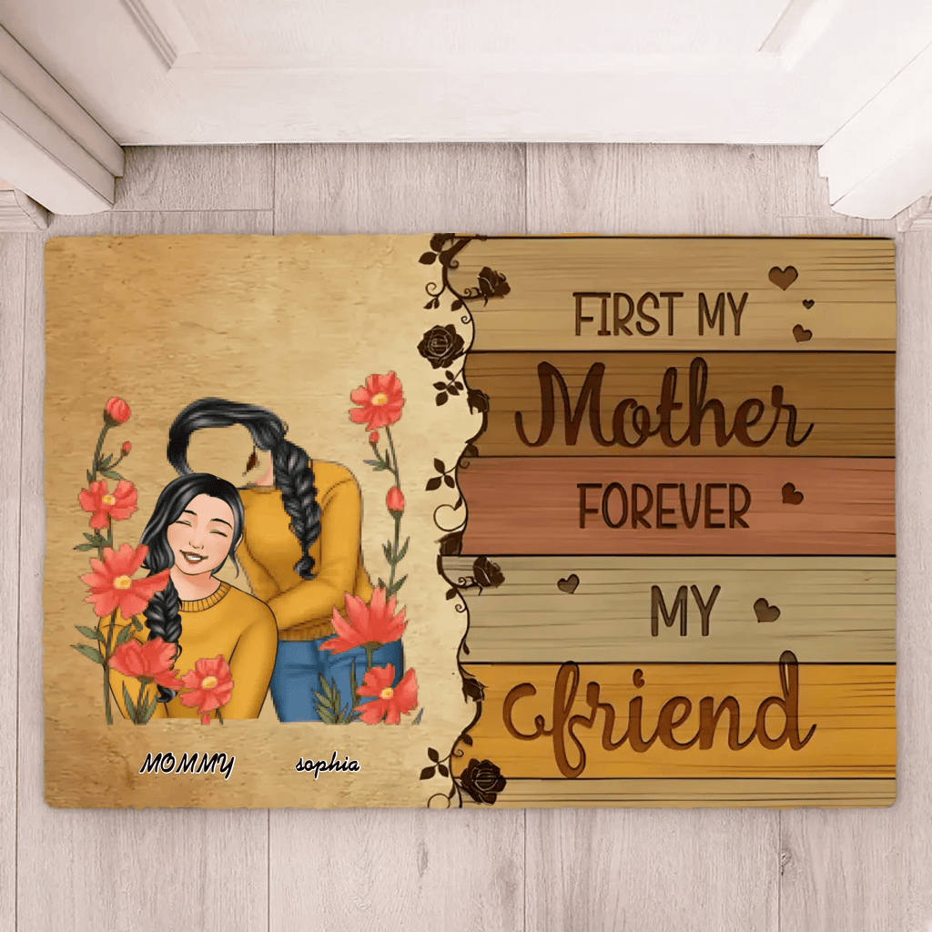 Like Mother Like Daughters Family Portrait - Personalized Mat 706142 - D - DiyGiftly