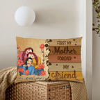 Like Mother Like Daughters Family Portrait - Personalized Mother Pillow 714419 - B - DiyGiftly