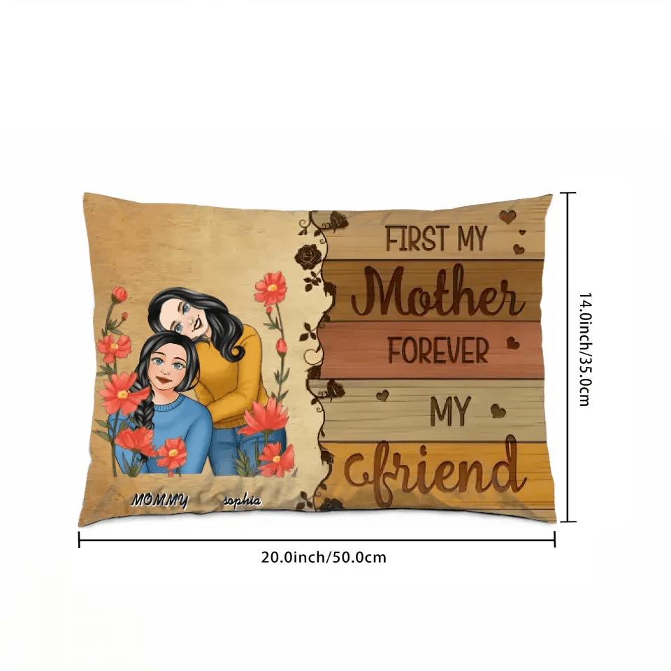 Like Mother Like Daughters Family Portrait - Personalized Mother Pillow 714419 - B - DiyGiftly