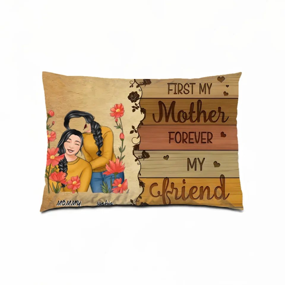 Like Mother Like Daughters Family Portrait - Personalized Mother Pillow 714419 - B - DiyGiftly