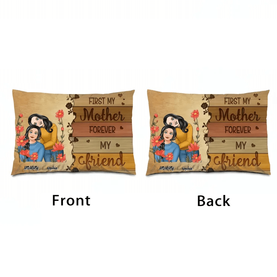 Like Mother Like Daughters Family Portrait - Personalized Mother Pillow 714419 - B - DiyGiftly