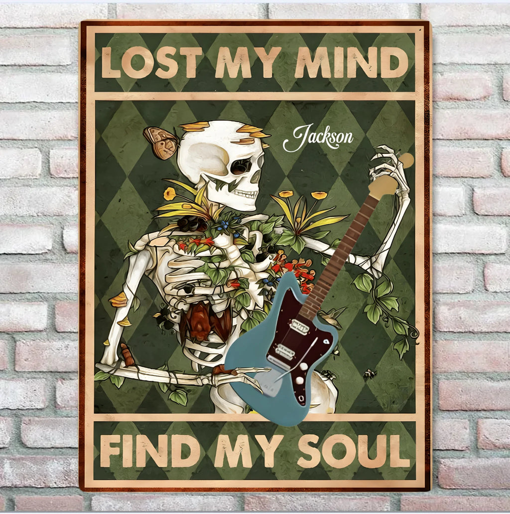 lonely musician - Personalized Custom Metal Sign 746701 - 747730 - DiyGiftly