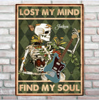 lonely musician - Personalized Custom Metal Sign 746701 - 747730 - DiyGiftly