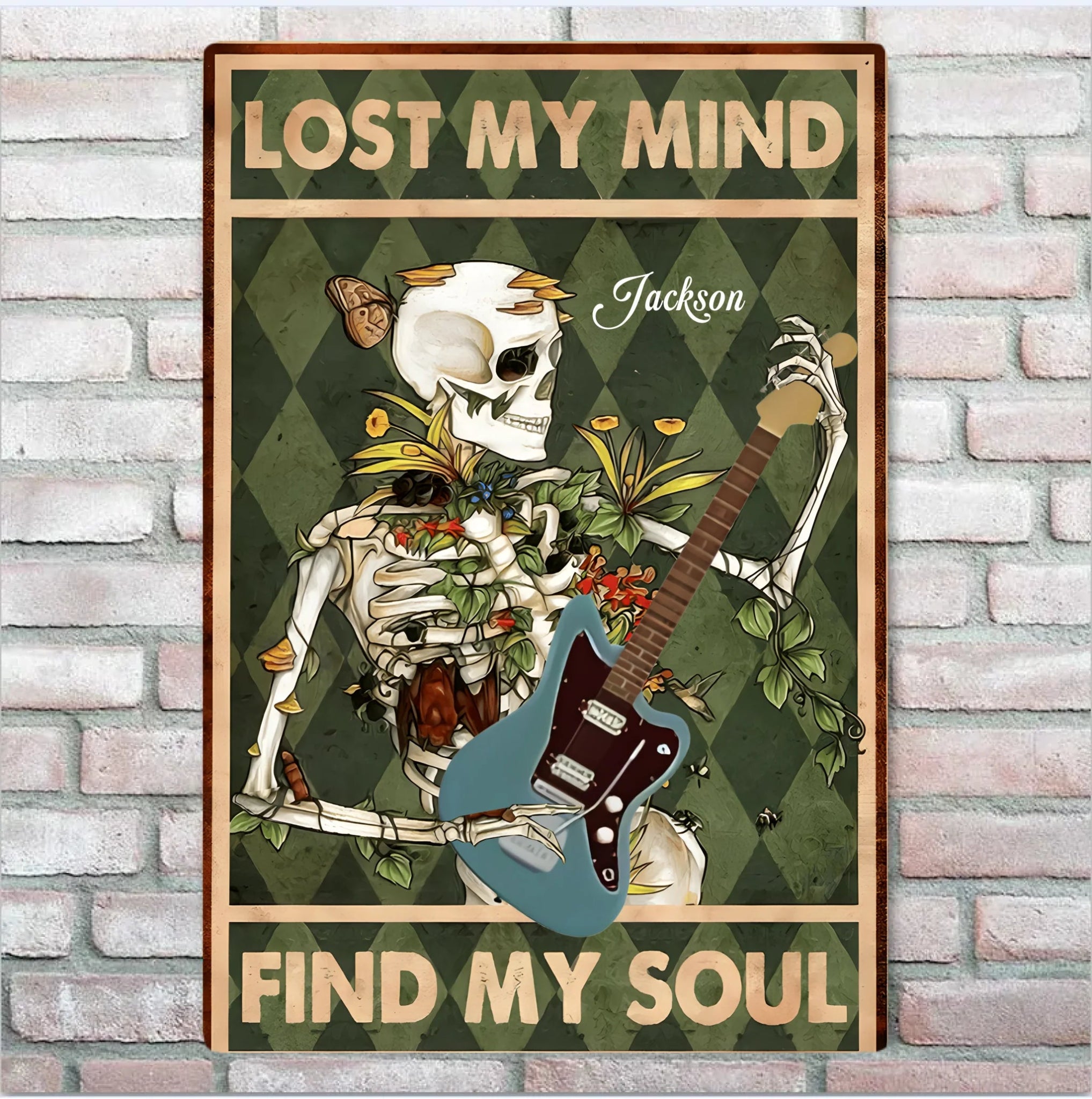 lonely musician - Personalized Custom Metal Sign 746701 - 747730 - DiyGiftly