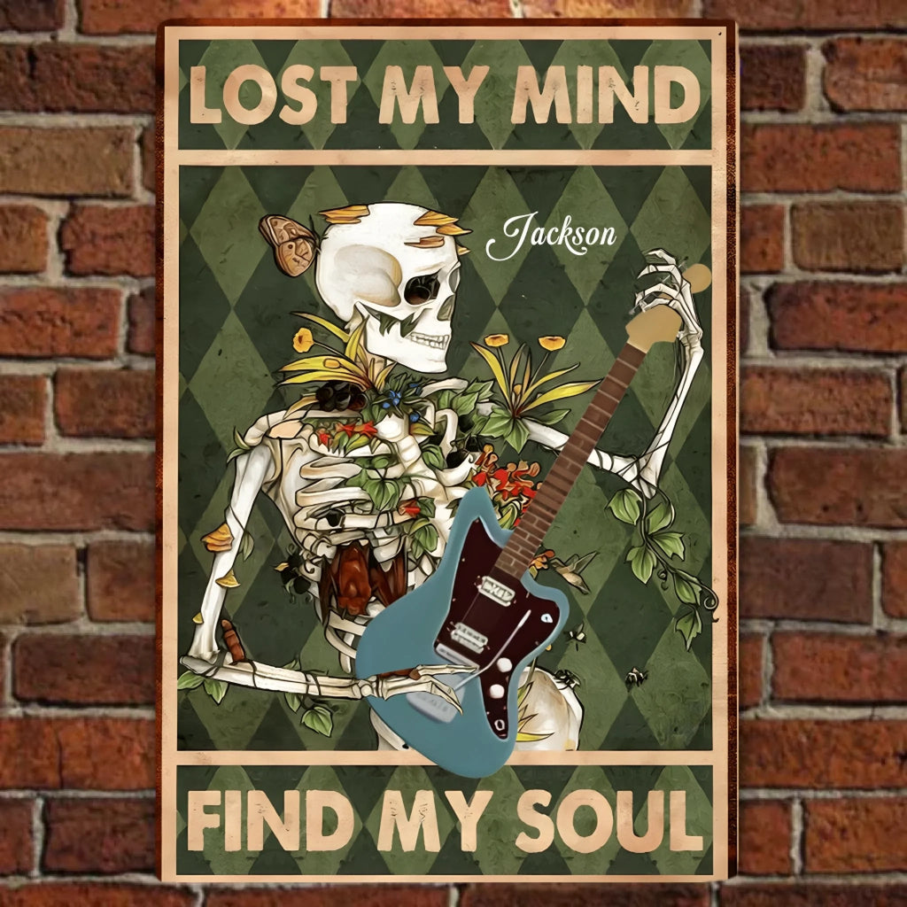 lonely musician - Personalized Custom Metal Sign 746701 - 747730 - DiyGiftly