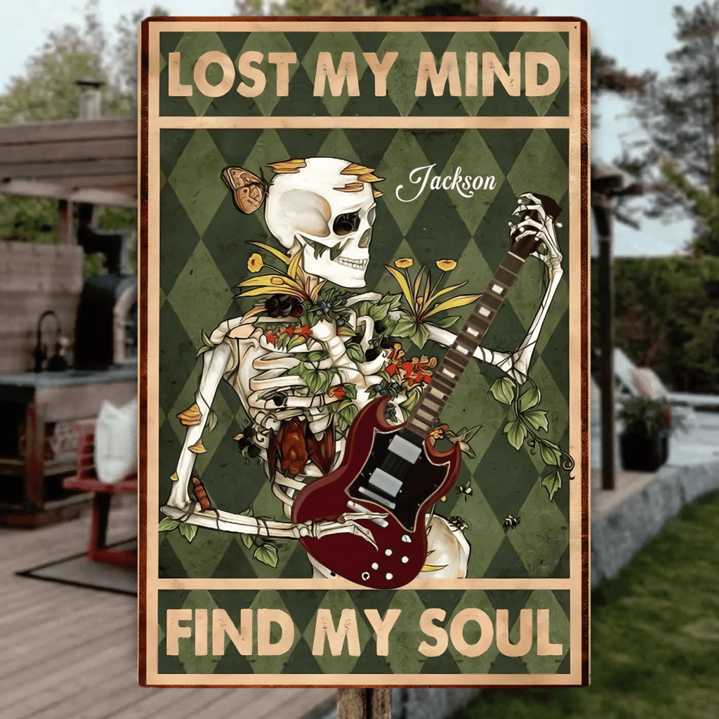 lonely musician - Personalized Custom Metal Sign 746701 - 747730 - DiyGiftly