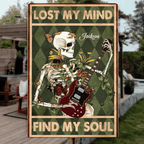 lonely musician - Personalized Custom Metal Sign 746701 - 747730 - DiyGiftly