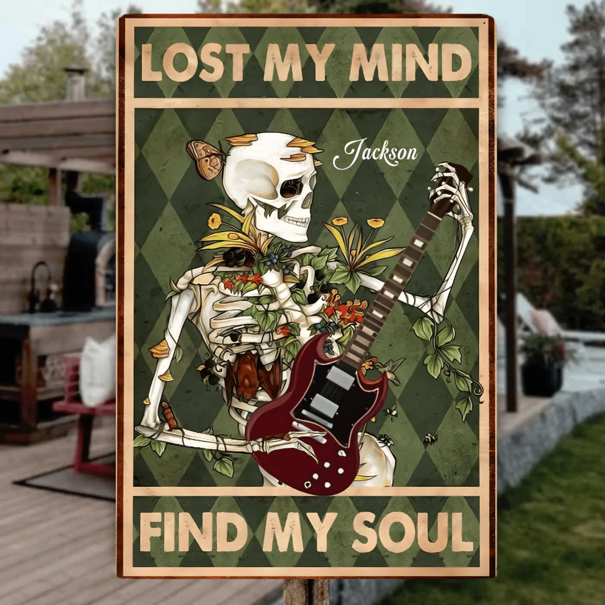 lonely musician - Personalized Custom Metal Sign 746701 - 747730 - DiyGiftly