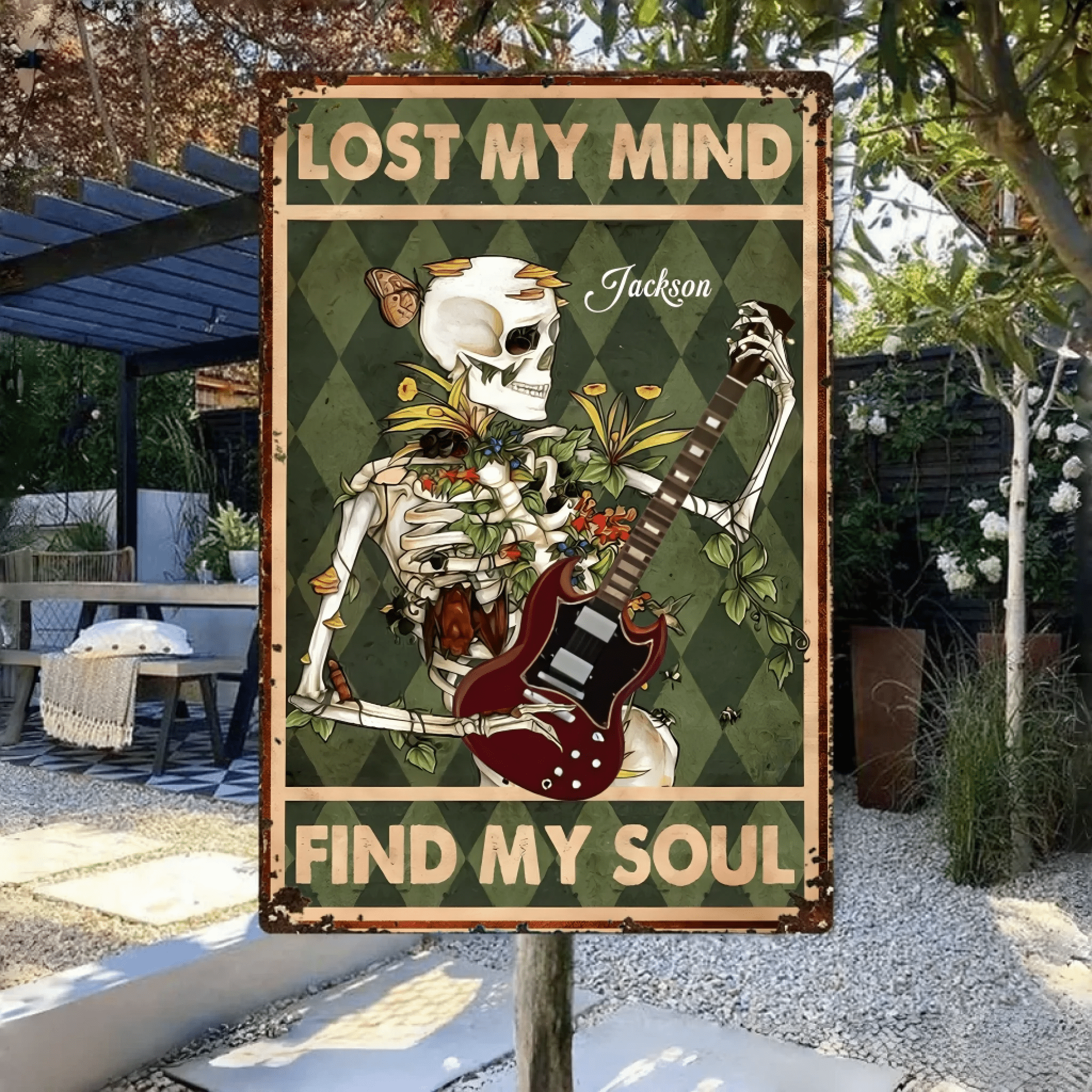 lonely musician - Personalized Custom Metal Sign 746701 - 747730 - DiyGiftly