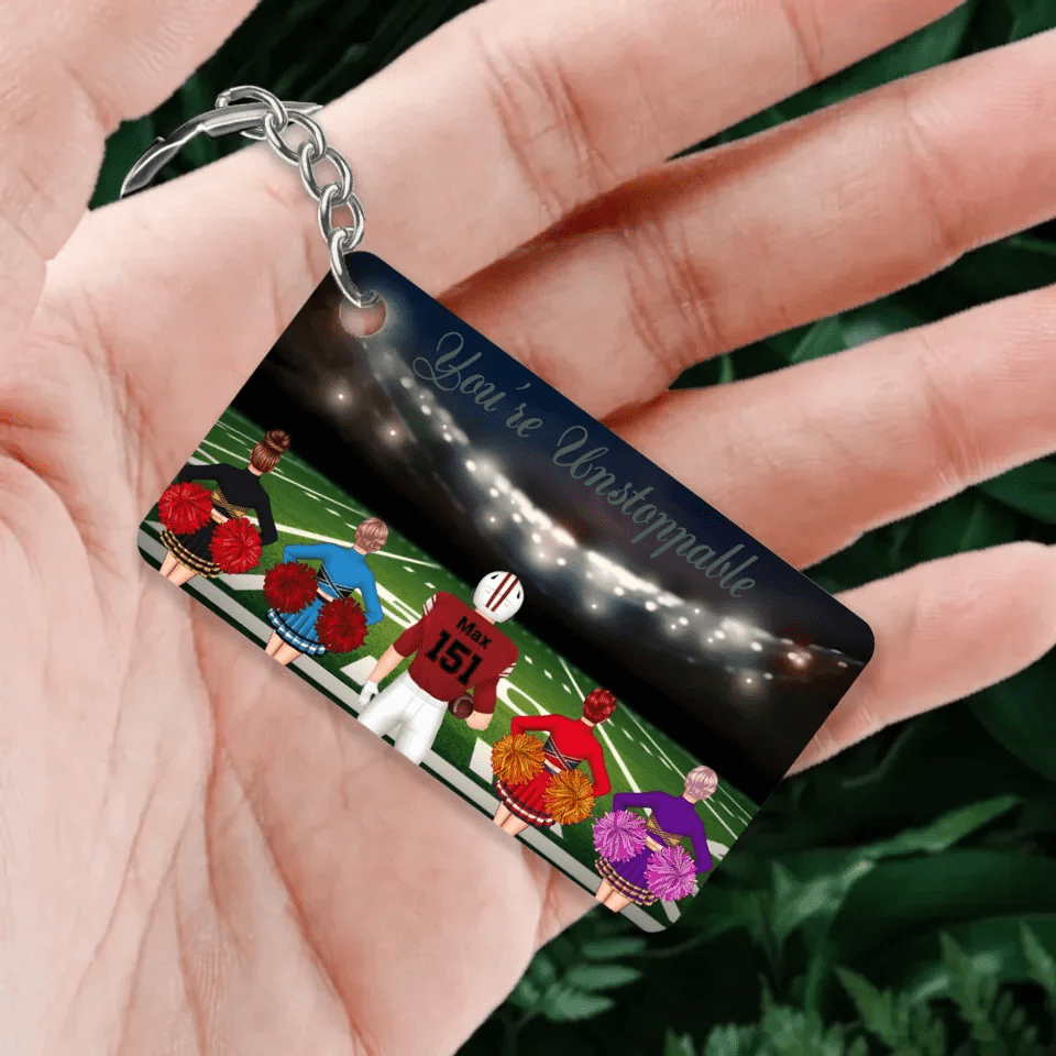 Lonely Warrior - Personalized keychain 737903 - DiyGiftly