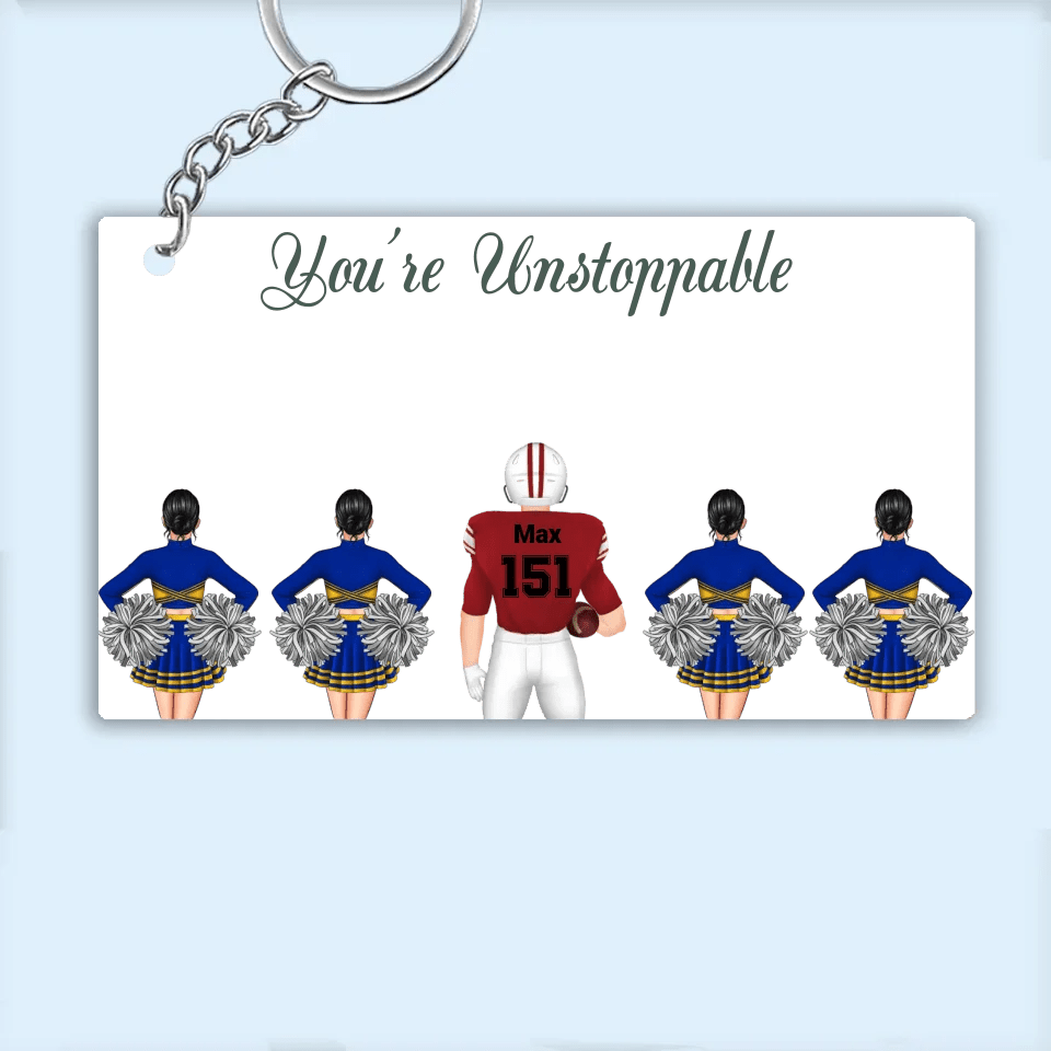 Lonely Warrior - Personalized keychain 737903 - DiyGiftly