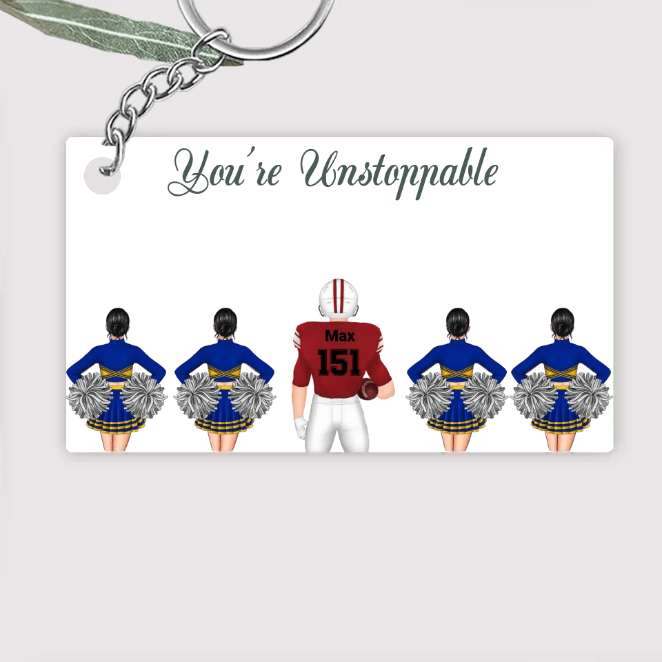 Lonely Warrior - Personalized keychain 737903 - DiyGiftly