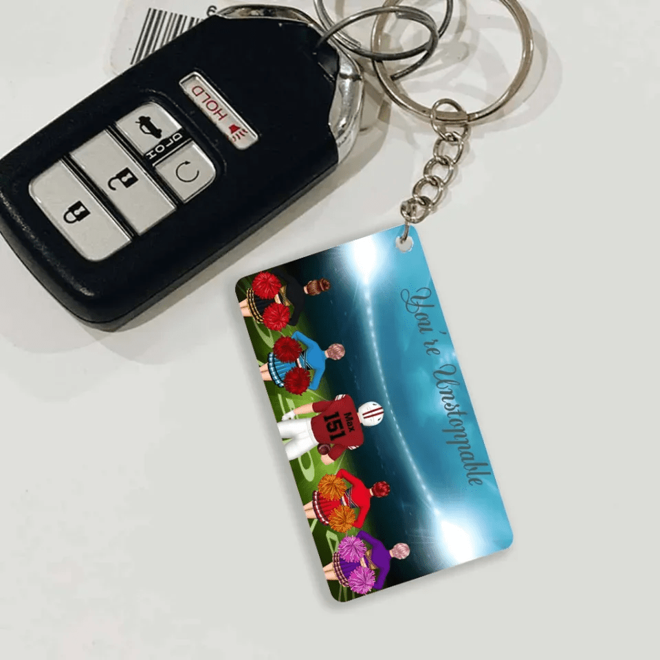 Lonely Warrior - Personalized keychain 737903 - DiyGiftly