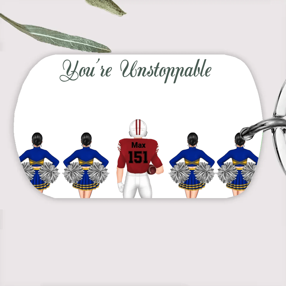 Lonely Warrior - Personalized keychain 737903 - DiyGiftly
