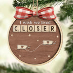 wood ornament birthday gift wooden