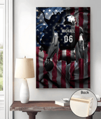 Love American Football - Personalized Football Canvas And Poster 737120 - 737136 - DiyGiftly