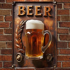 Love Drinking - Personalized Beer Rectangle Metal Sign 736201 - 736483 - DiyGiftly
