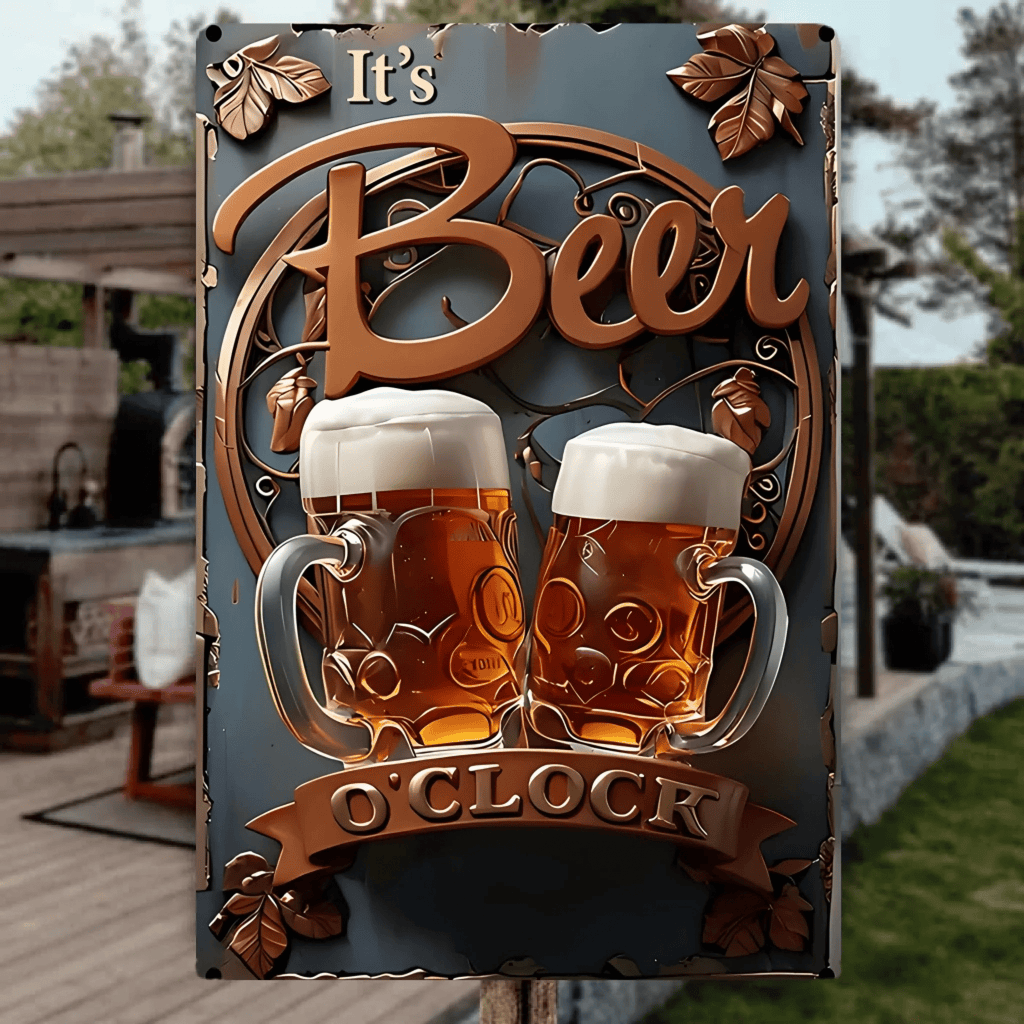 Love Drinking - Personalized Beer Rectangle Metal Sign 736201 - 736483 - DiyGiftly